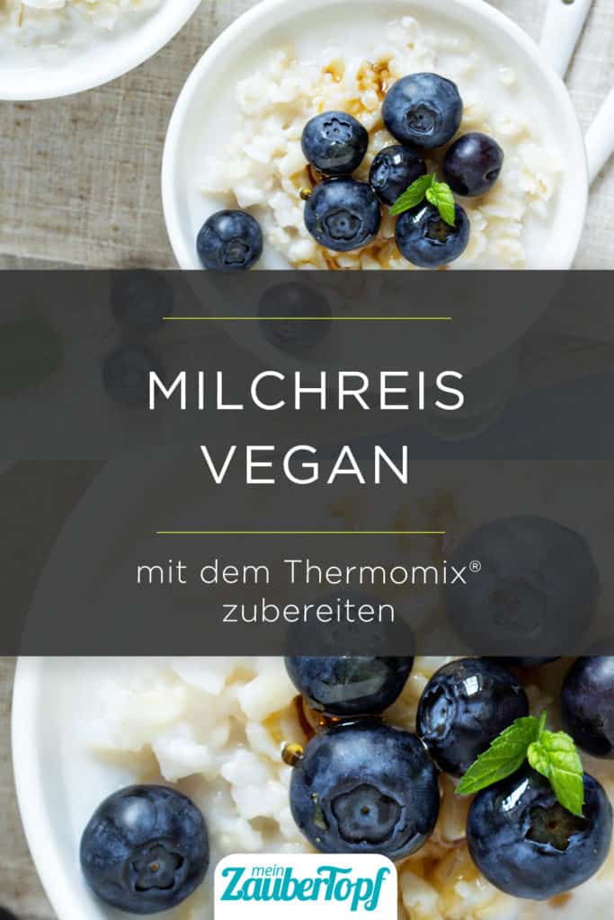 Milchreis vegan mit Mandelmilch – Rezept für den Thermomix®