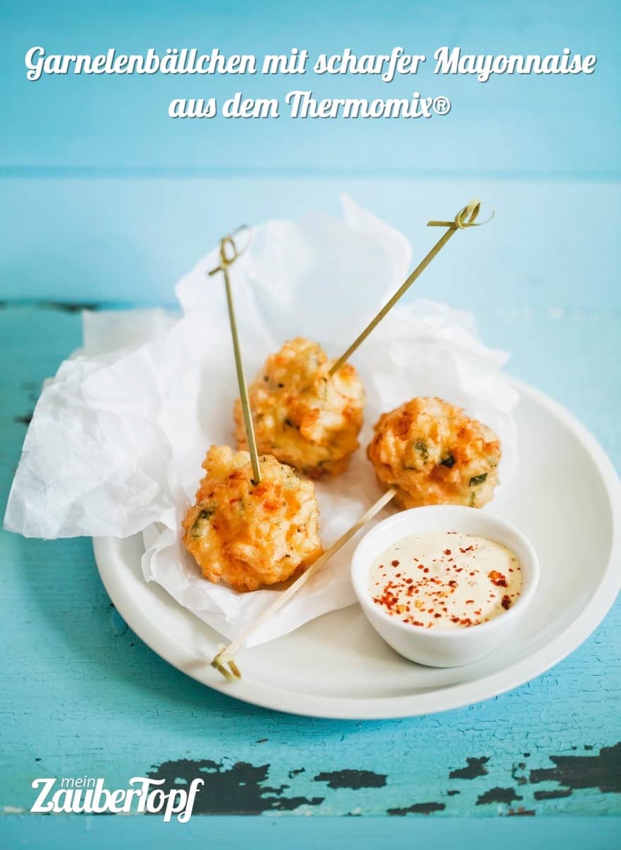 Garnelenbällchen mit scharfer Mayonnaise - mein ZauberTopf