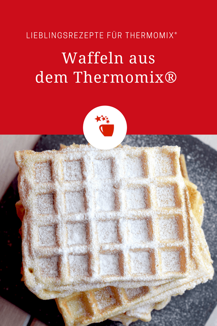 Frische Waffeln mit Crème fraîche – Rezept für den Thermomix®