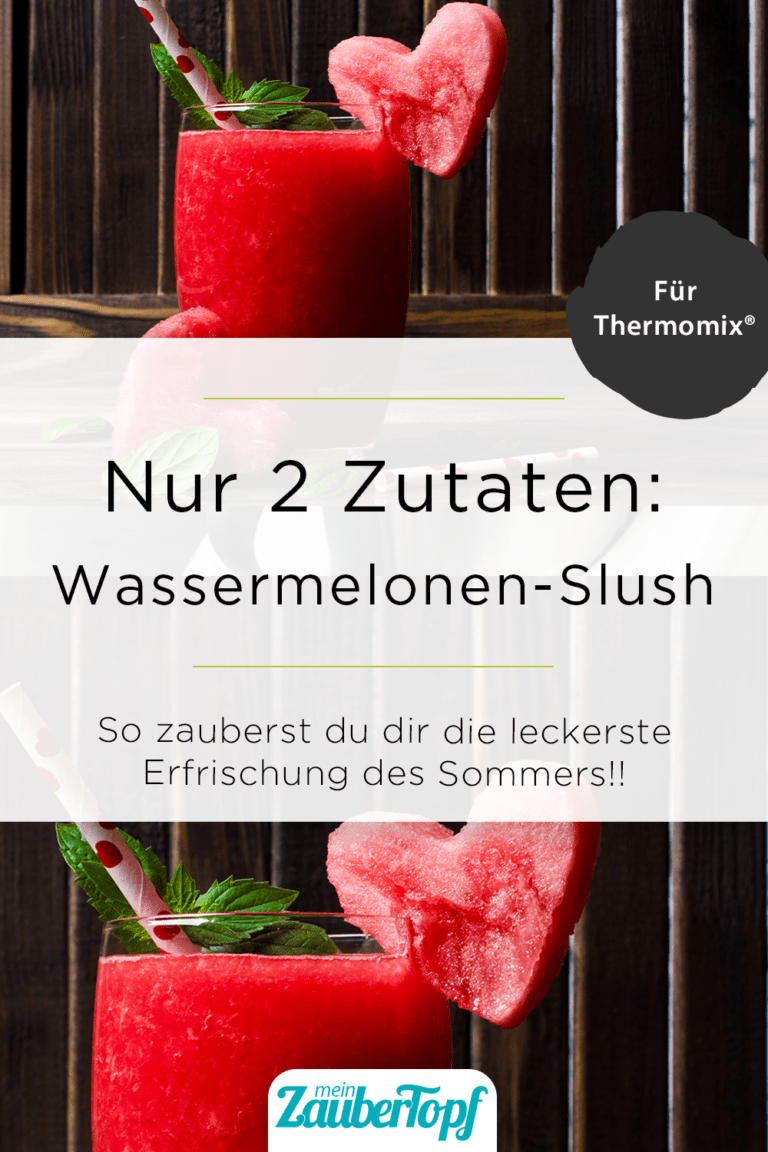 Wassermelonen-Slush mit und ohne Alkohol – Rezept für den Thermomix®