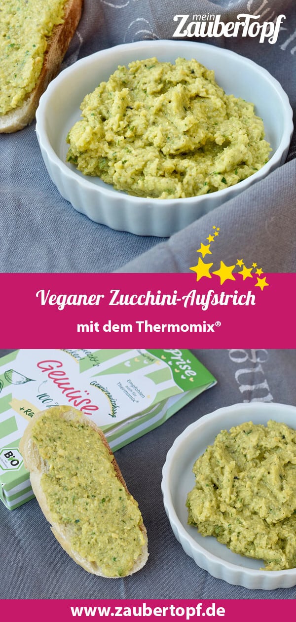 Zucchini-Aufstrich mit Pinienkernen – Rezept für den Thermomix®