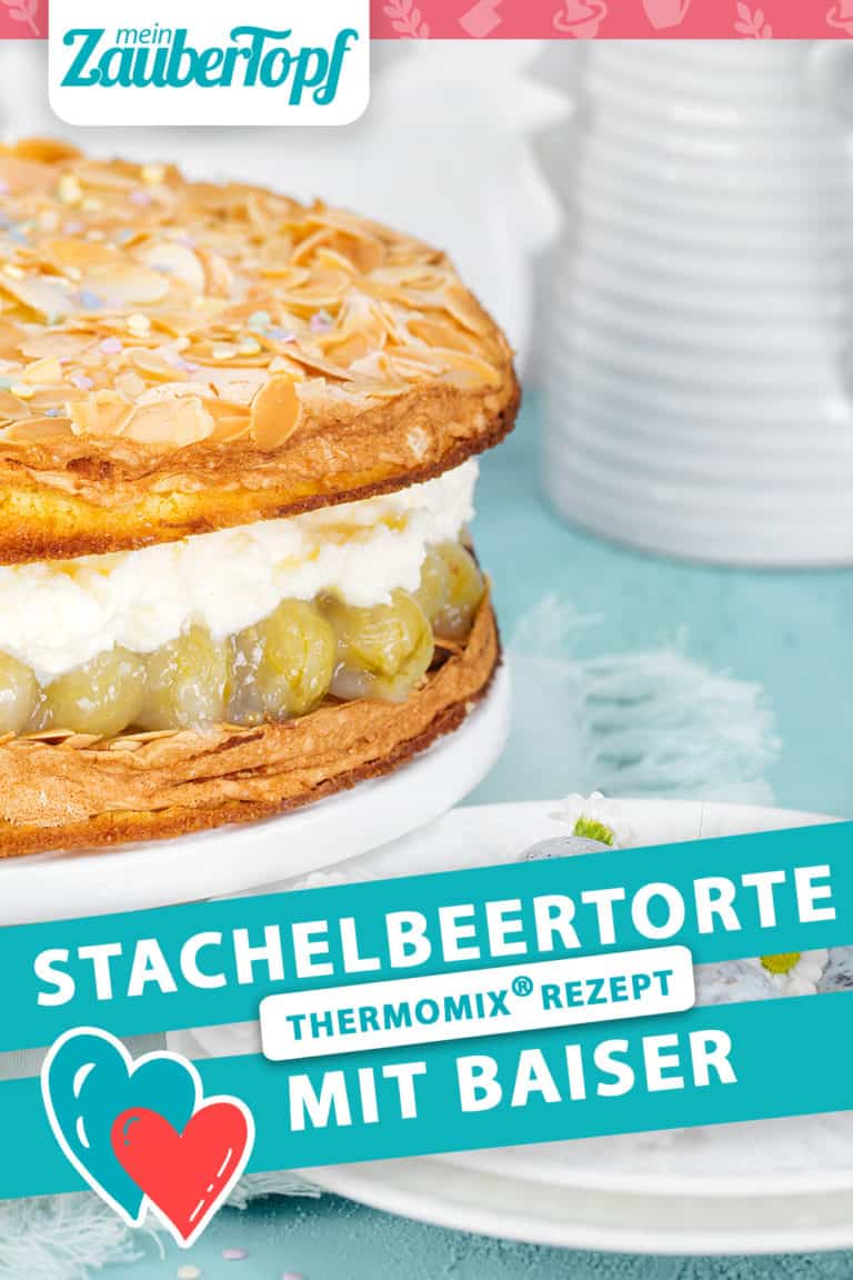 Stachelbeertorte mit Baiser – Rezept für den Thermomix®