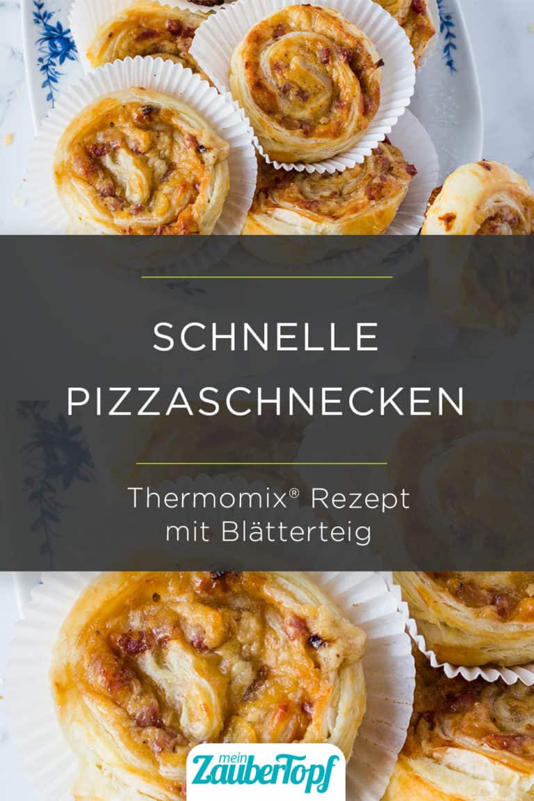 Pizzaschnecken Mit Blätterteig – Rezept Für Den Thermomix®