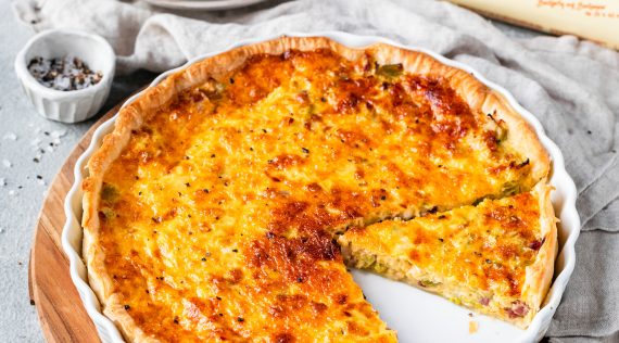 Quiche Lorraine mit Blätterteig