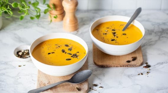 Kürbissuppe mit Kokosmilch mit dem Thermomix® – Foto: Anna Gieseler