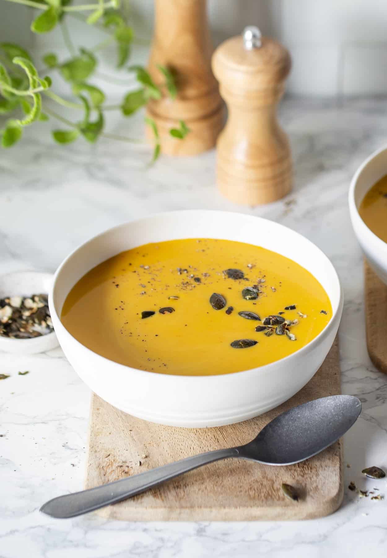 Kürbissuppe mit Kokosmilch mit dem Thermomix® – Foto: Anna Gieseler